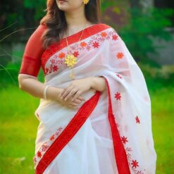 প্রিমিয়াম সিল্ক শাড়ী + ব্লাউজ পিচ (SKU-04)
